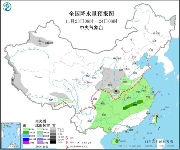 中东部地区雨雪气候继续 18个省会级城市或创气温新低